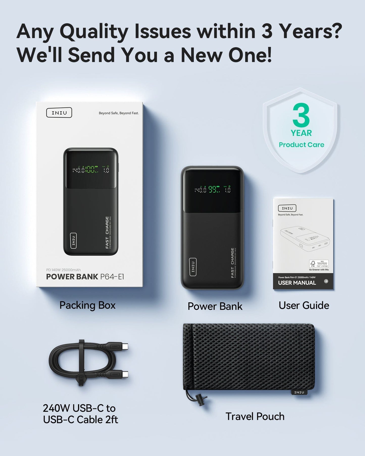 INIU P64-E1 Power Bank