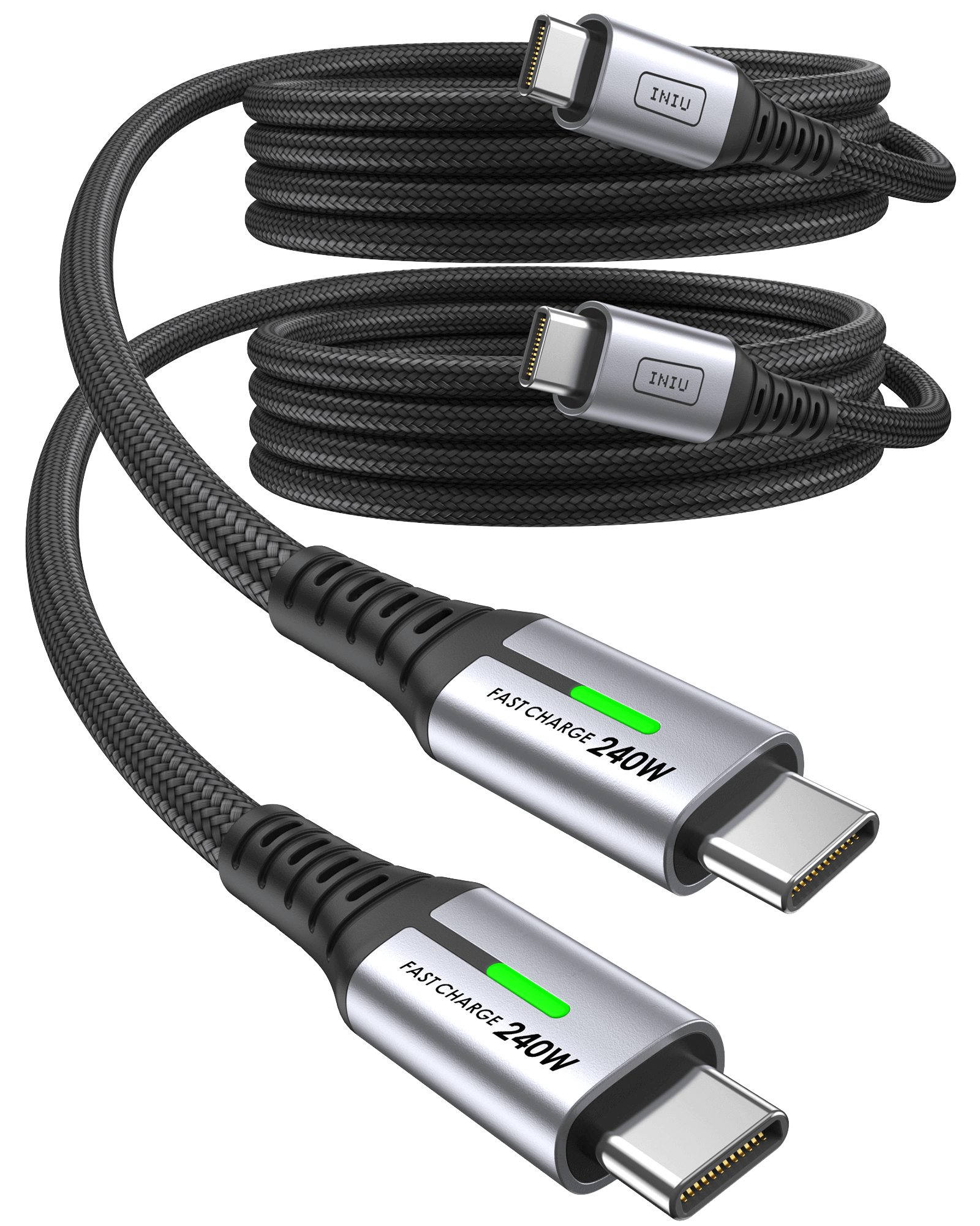 INIU D7CC USB C to C Cable 240W (1m, 2-Pack)