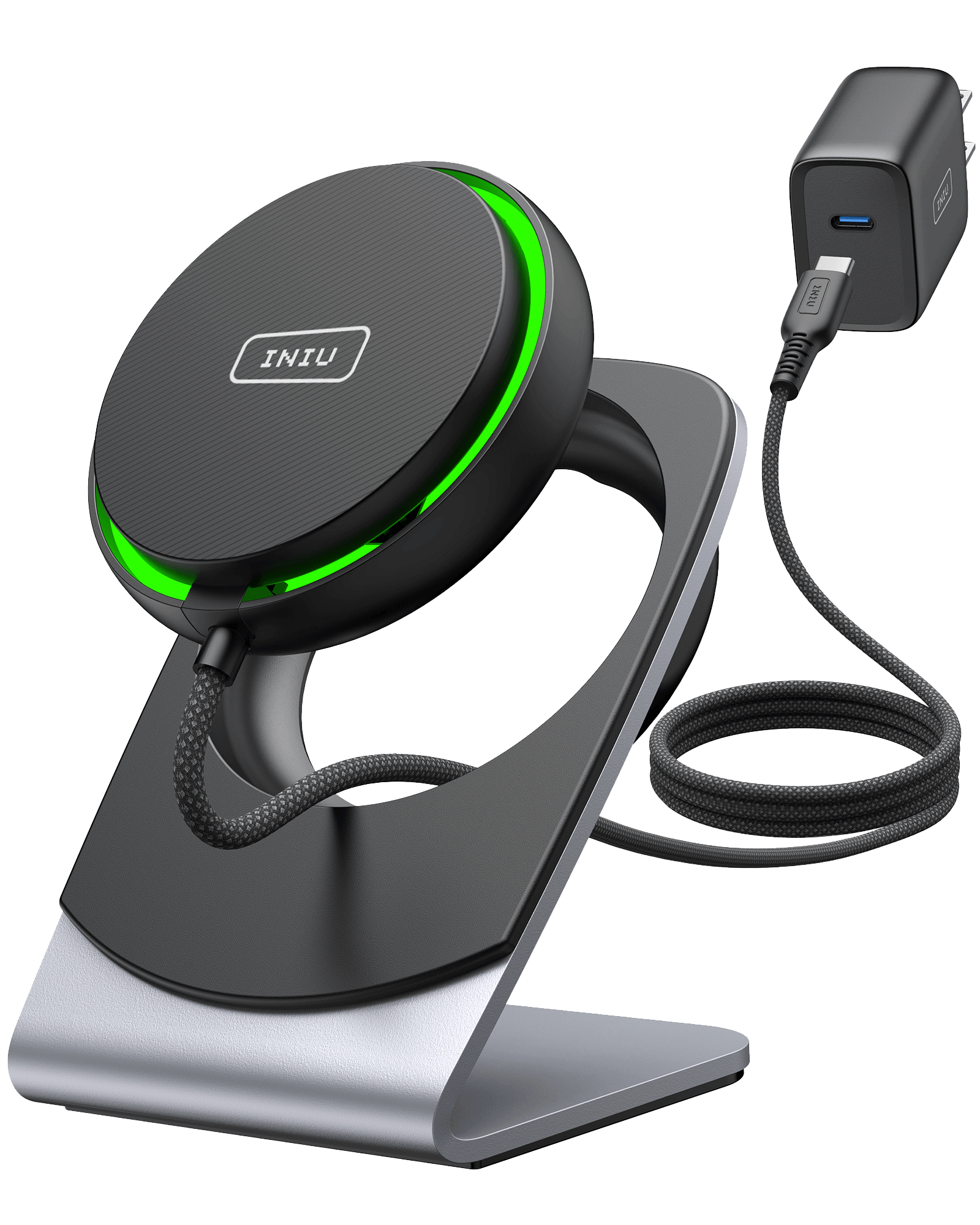 INIU WI213 Magsafe Charger, 15W Fast Charging with Cooling Fan