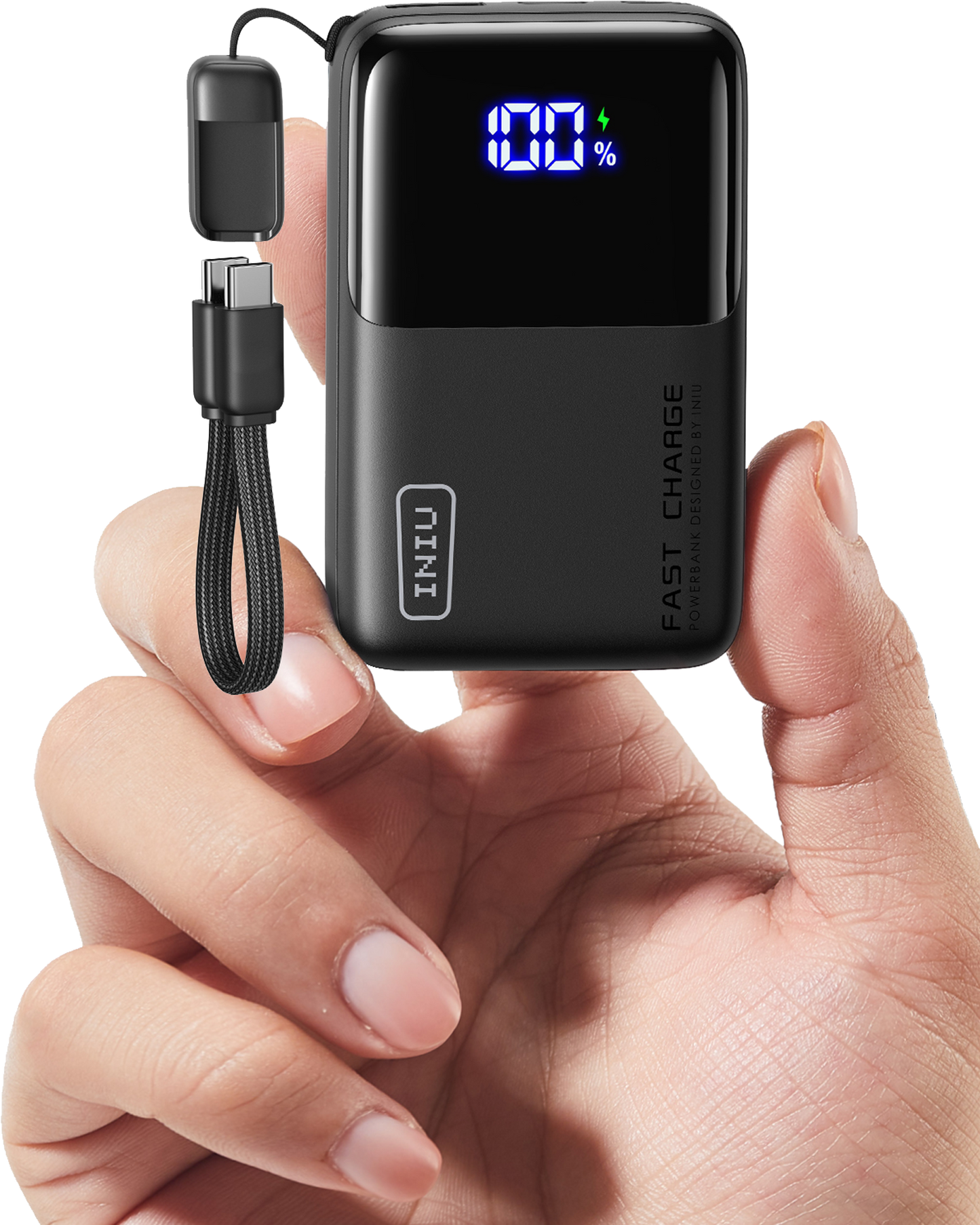 INIU Powerbank Carry P50-E1 45 W, najmniejszy, 10 000 mAh