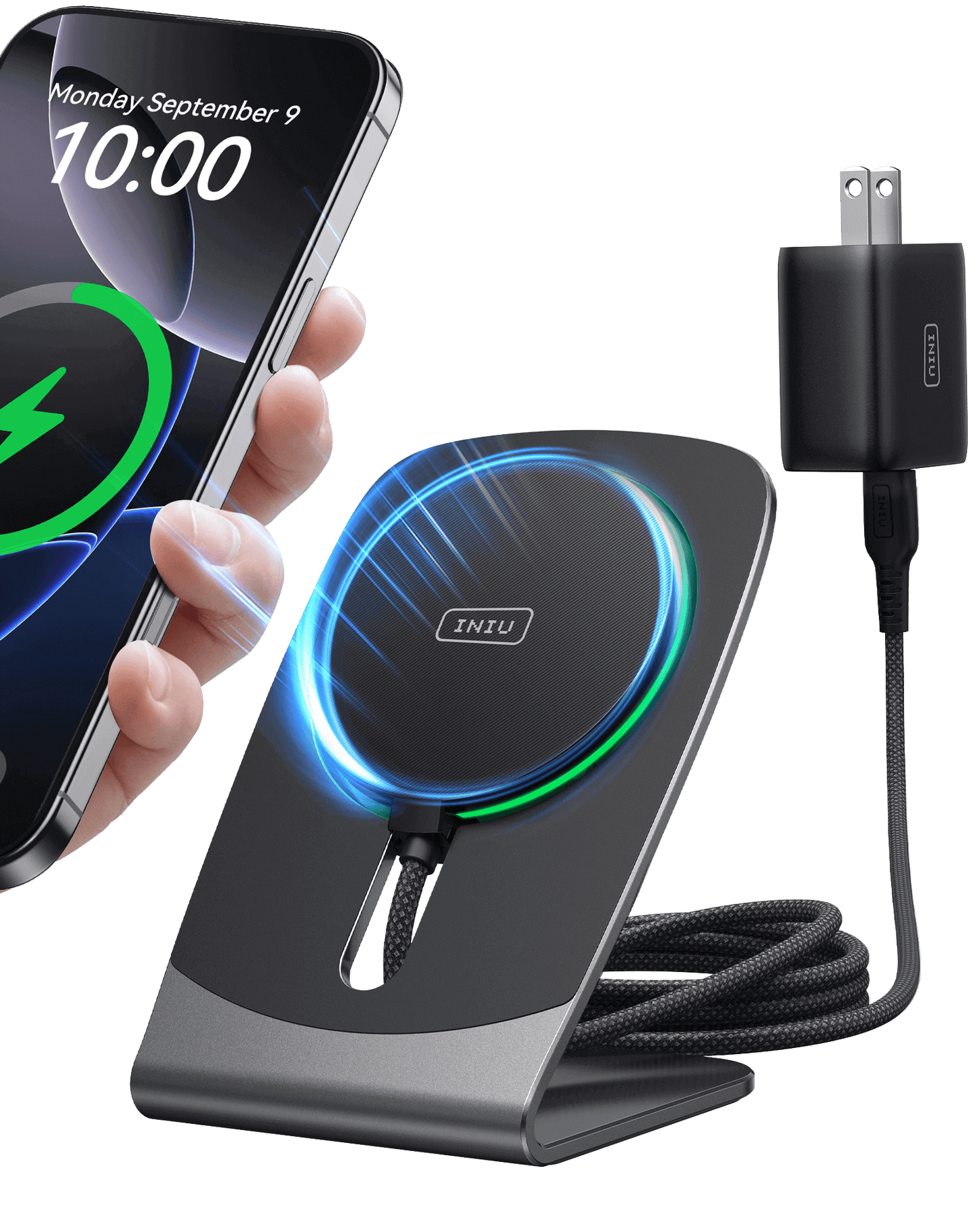 INIU W21-E1 Qi2 15W Magnetic Wireless Charger
