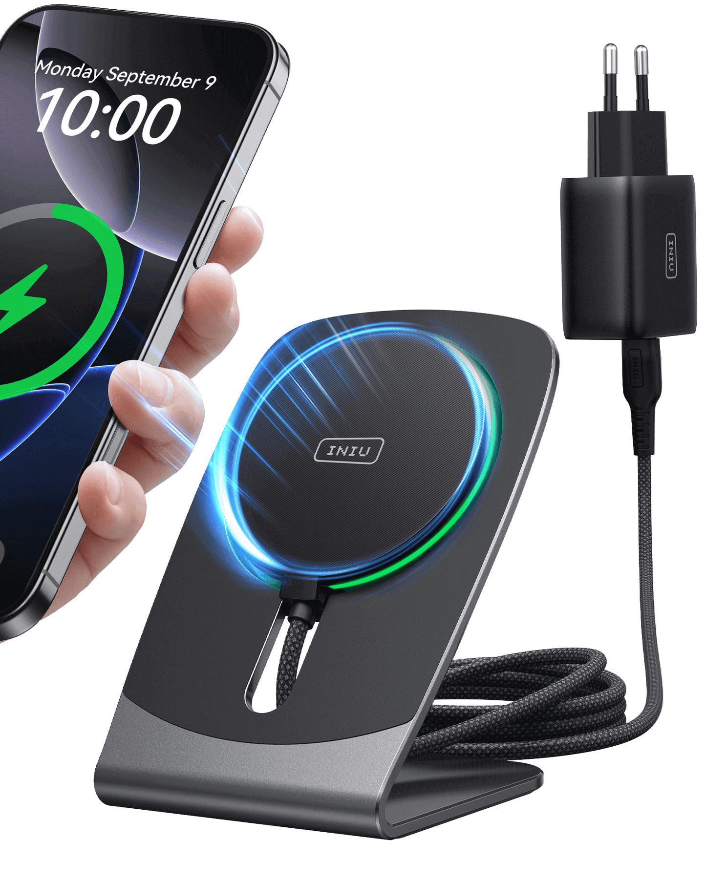INIU W21-E1 Qi2 15W Magnetic Wireless Charger