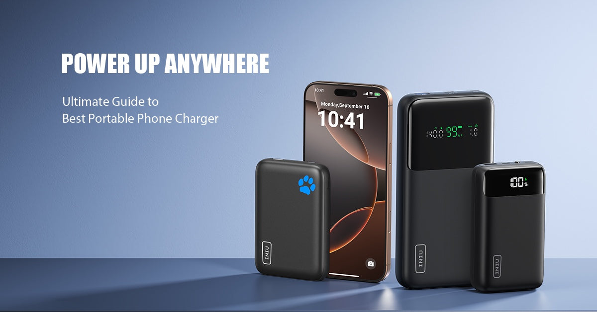 INIU Best Portable Phone Charger - Power Up Anywhere