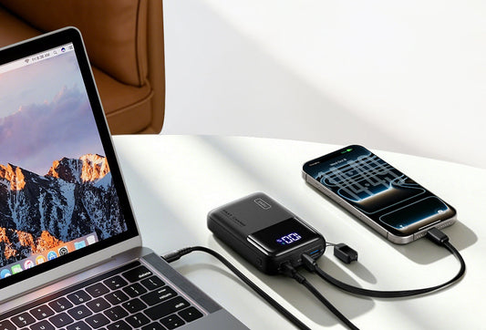 INIU Cougar P63 portable laptop charger with phone and laptop