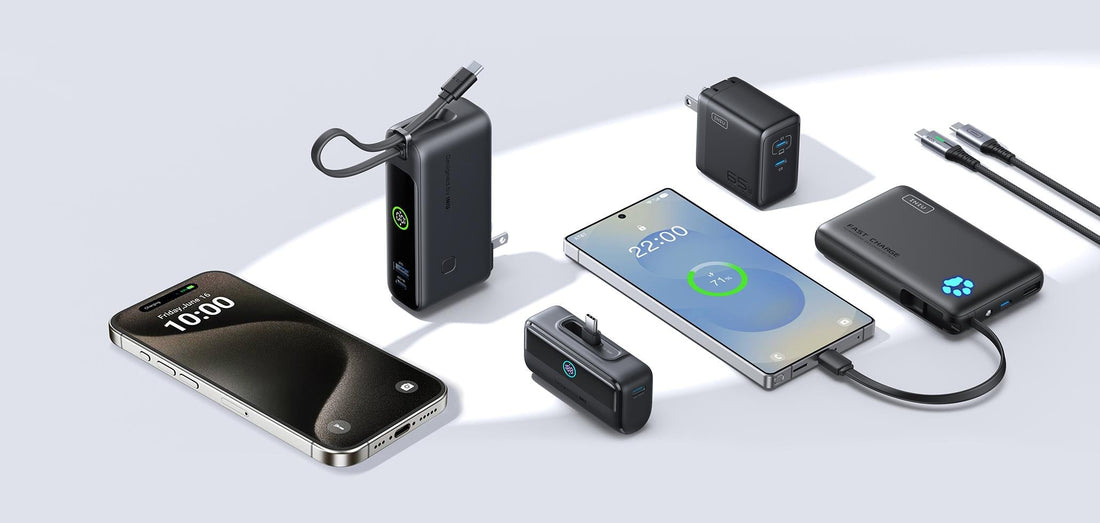 INIU iPhone chargers, power banks, cables