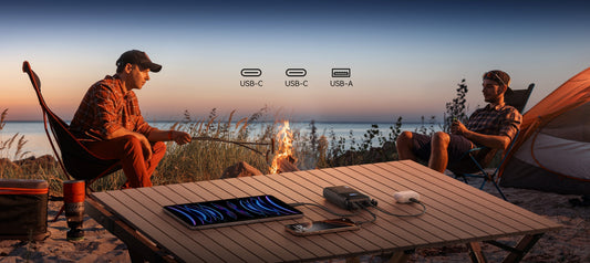 INIU P63 charge ports outdoor showcase