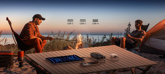 INIU power bank with 3 ports charge 3 at once