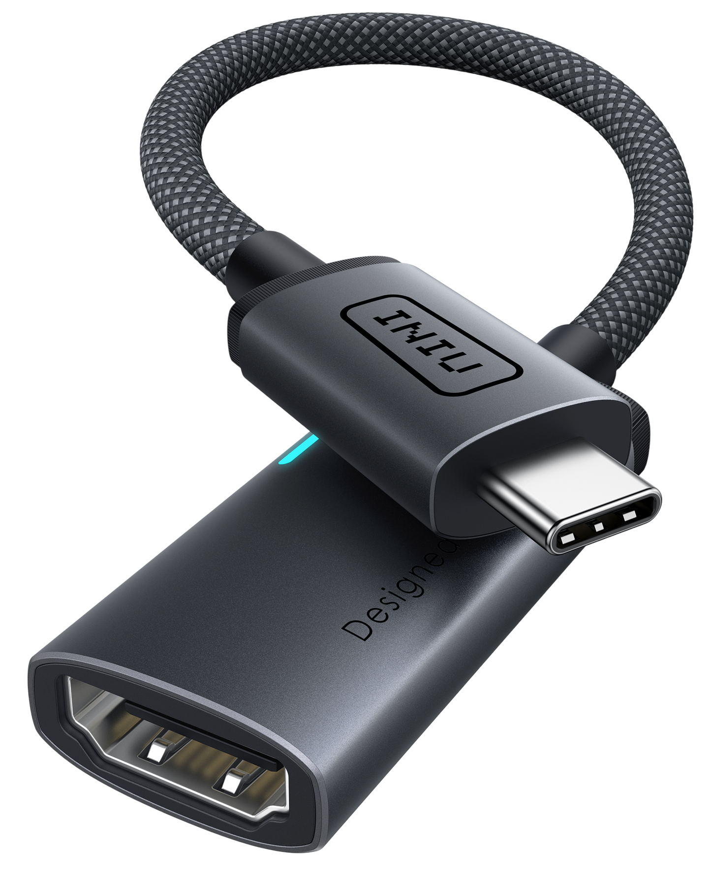 INIU C60 USB-C to HDMI Adapter 4K 60Hz for iPhone & MacBook