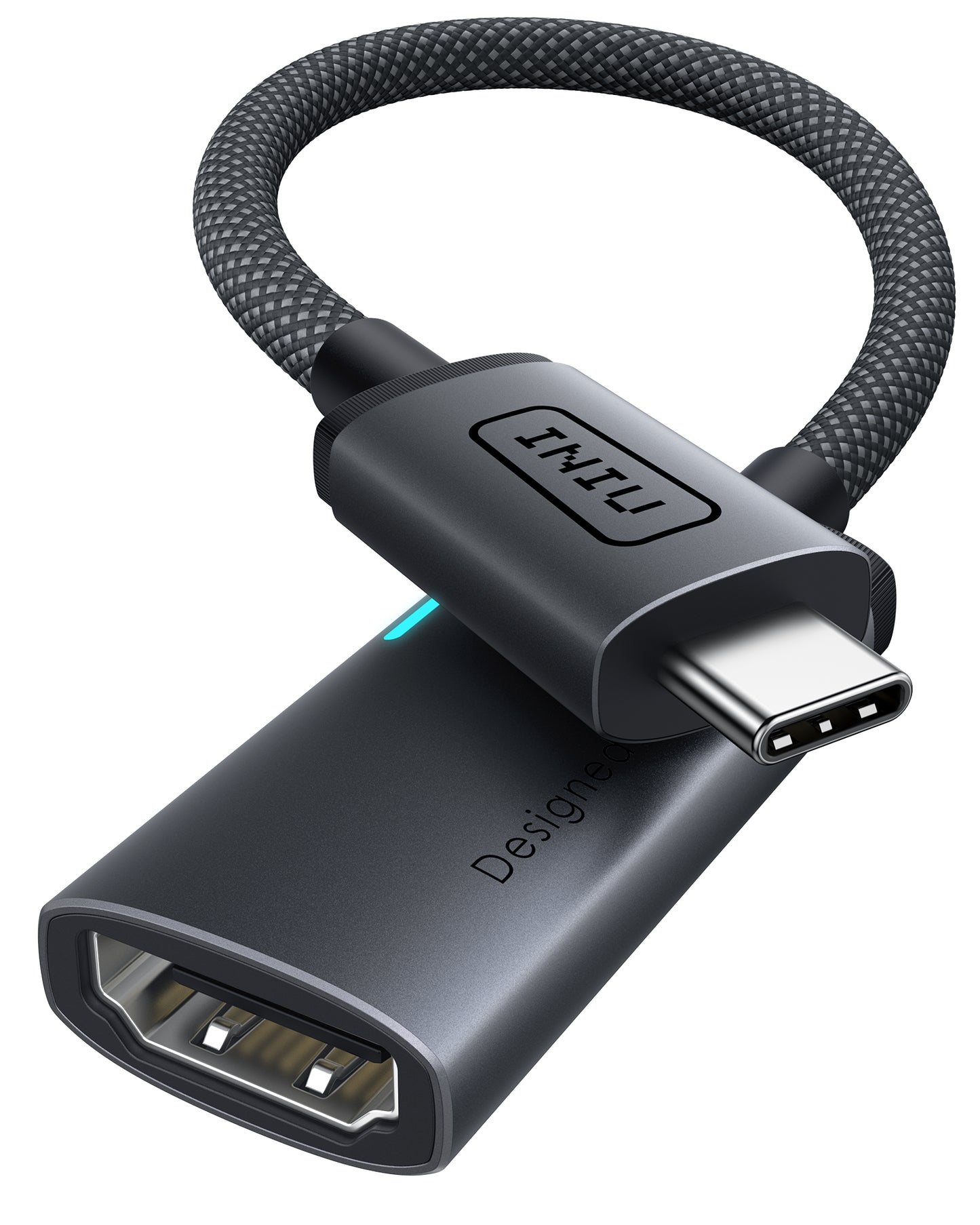 INIU C60 USB-C to HDMI Adapter 4K 60Hz for iPhone & MacBook