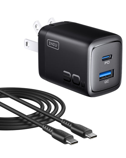 [New] INIU A12-E1 Dual Port Charger 30W