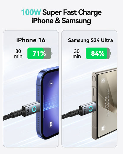 INIU 100W Magnetic USB C to USB C Cable