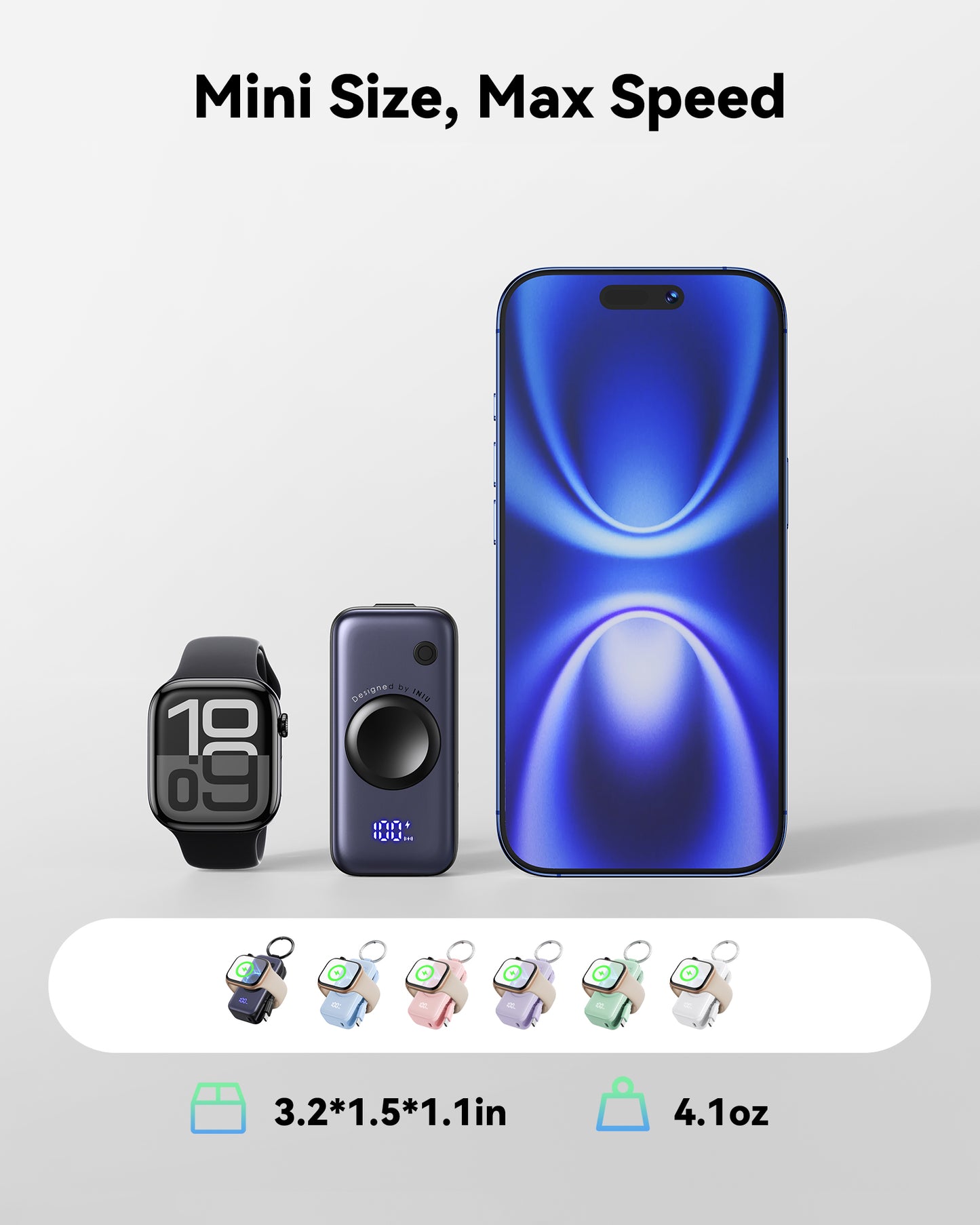 INIU SnapGo P81-E1 Power Bank White