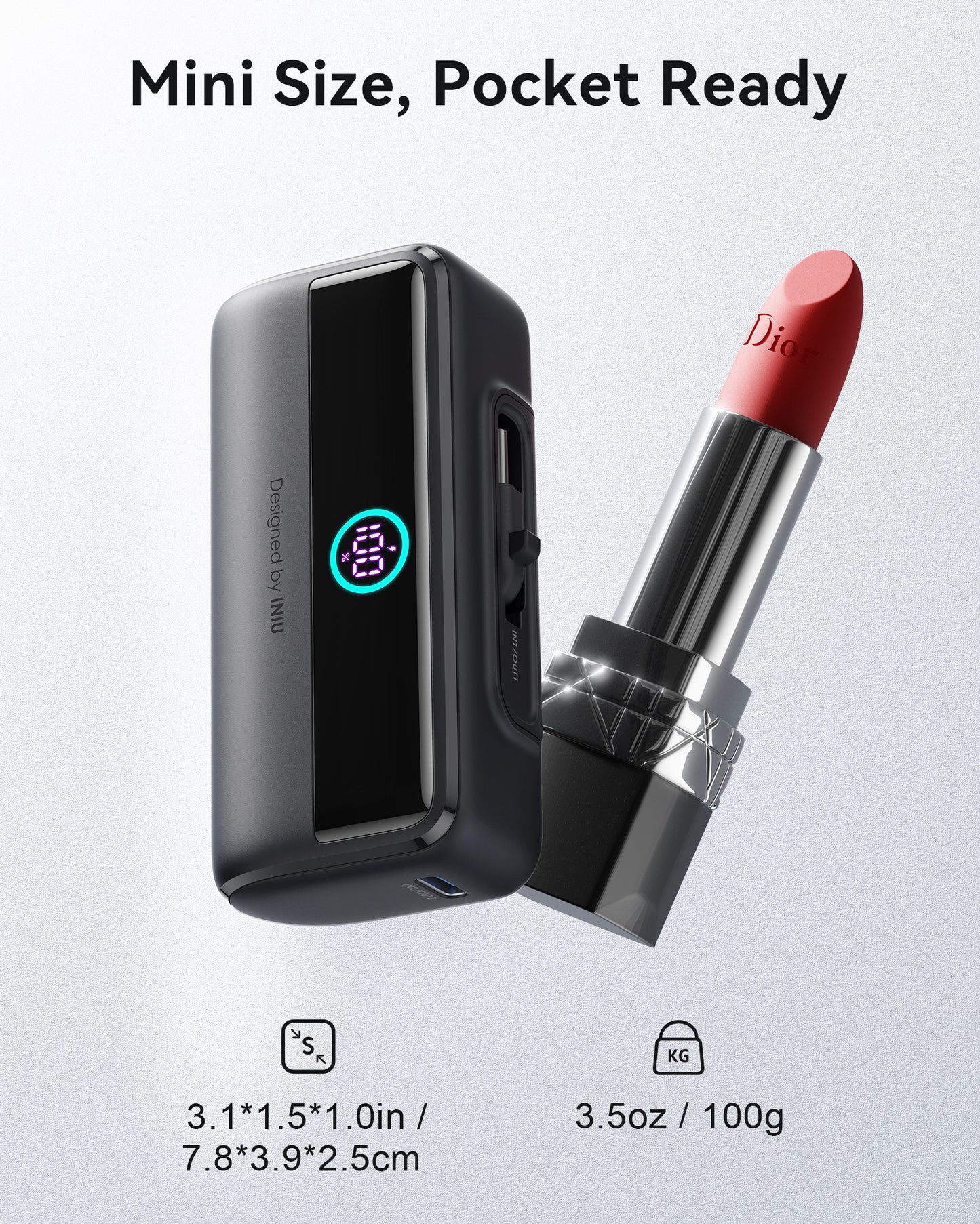 INIU P45-E1 Power Bank Black