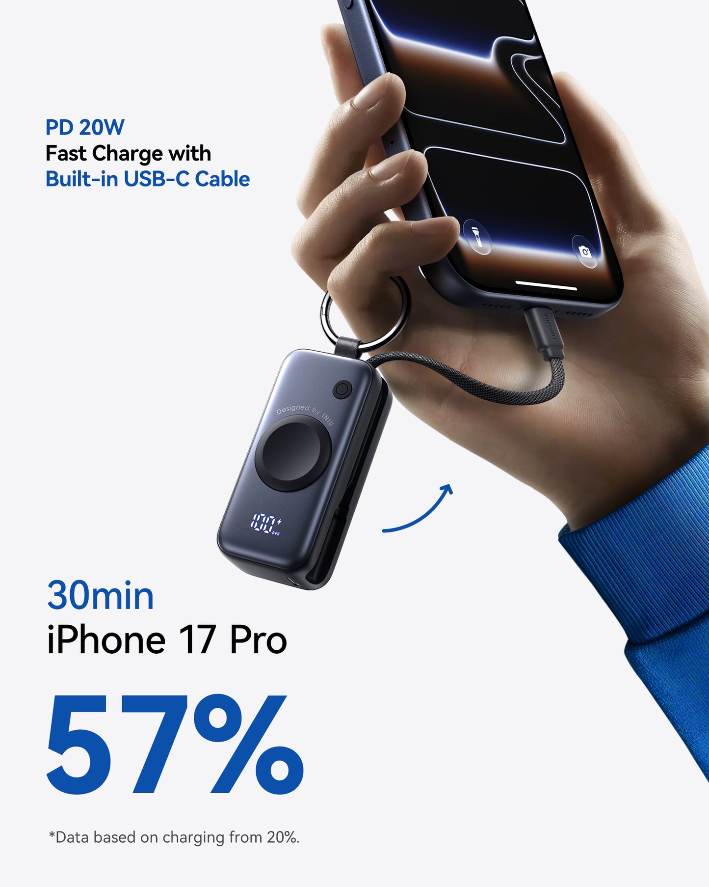 INIU Powerbank SnapGo P81-E1 do iWatcha 5W 5000mAh