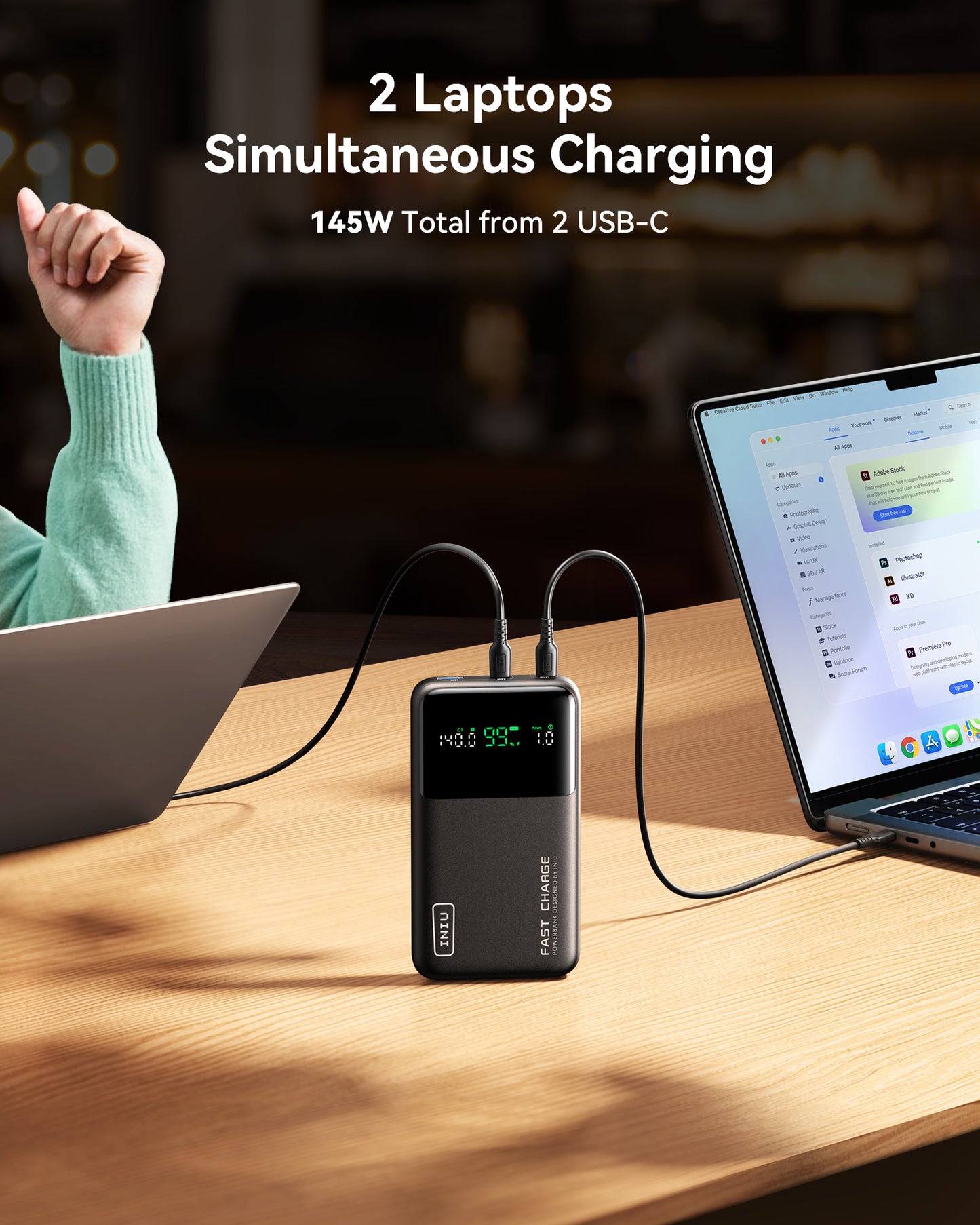 INIU Cougar P64-E1 Power Bank Fastest 140W 25,000mAh