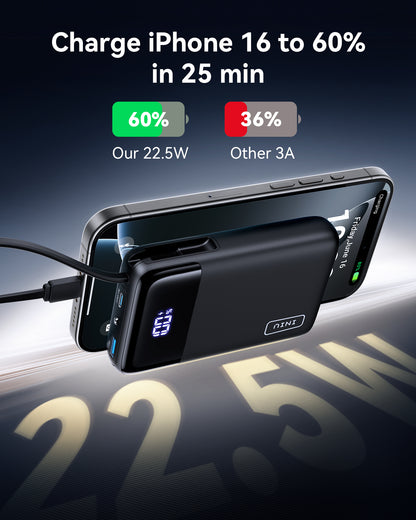 INIU Carry P51L-E1 Power Bank 22.5W 20000mAh