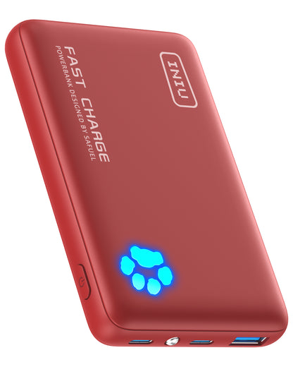 INIU Pawsible P41 Power Bank, Fast Charge, 22.5W, 10000mAh