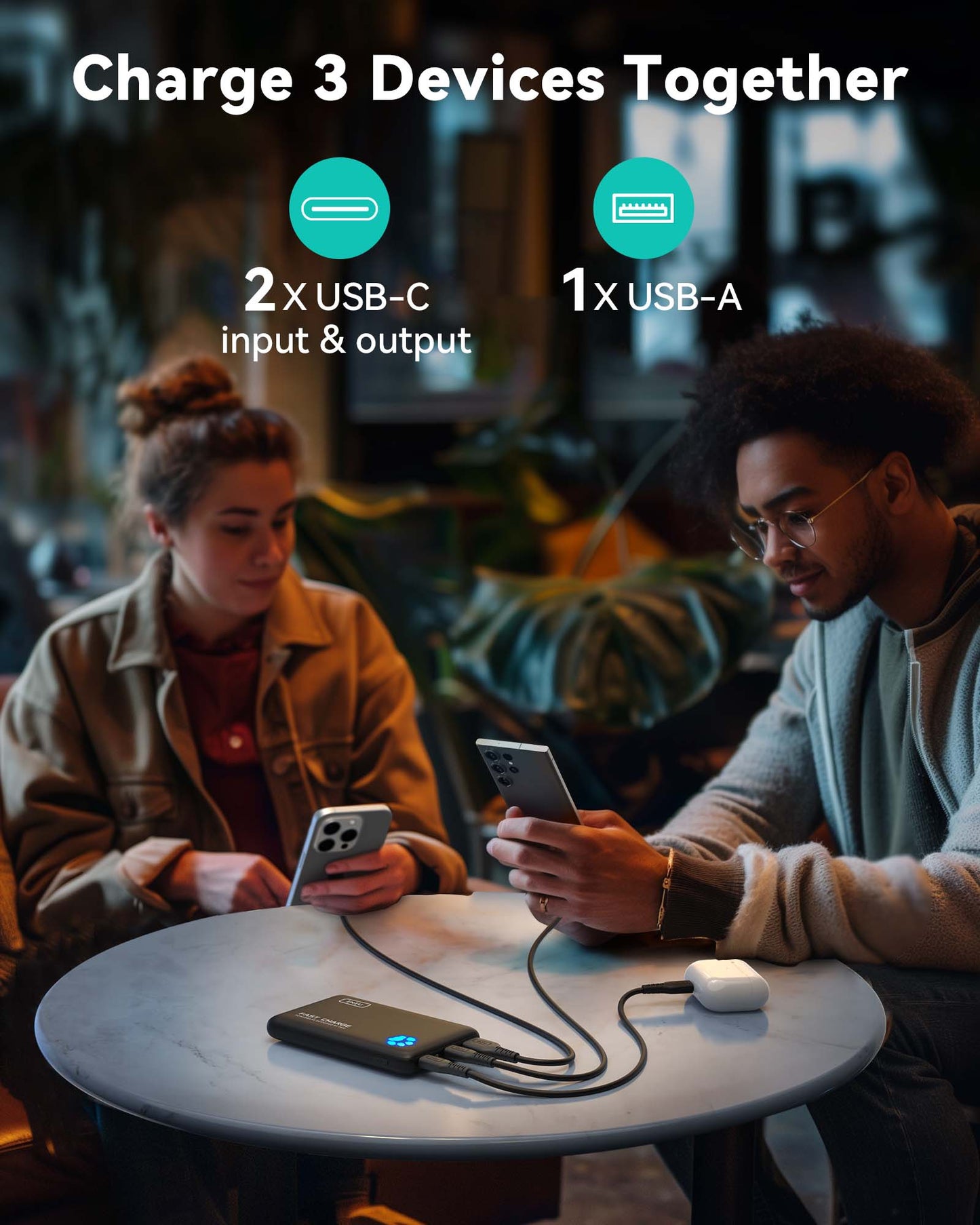 INIU Pawsible P41 Power Bank, Fast Charge, 22.5W, 10000mAh