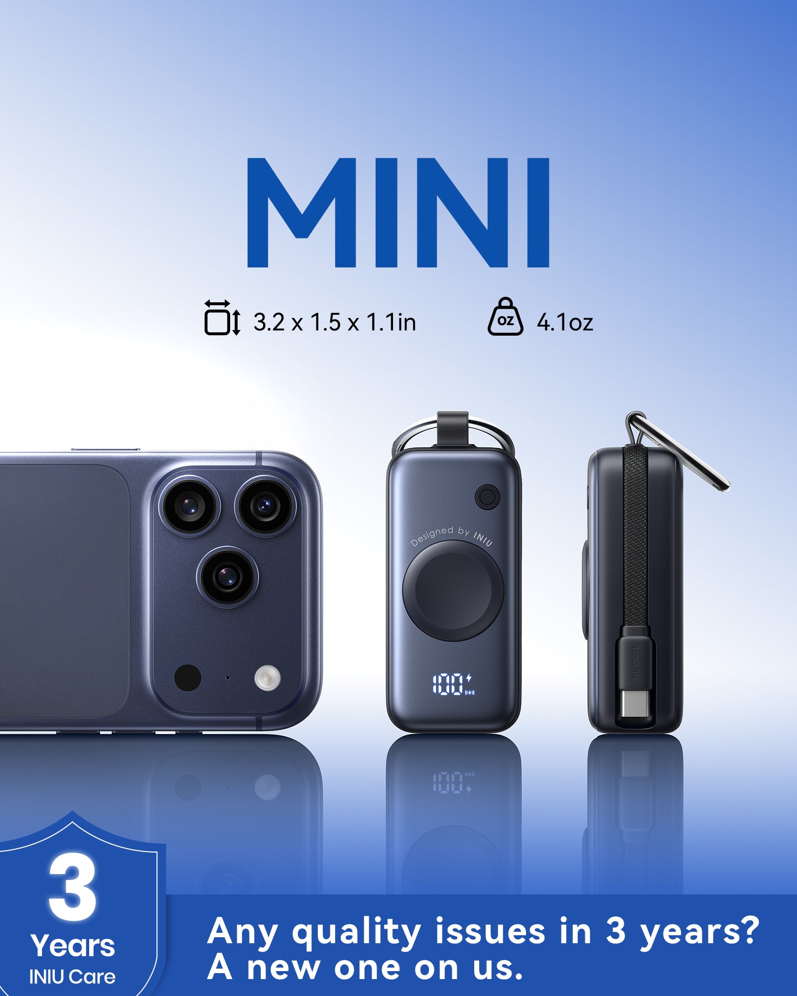 INIU Powerbank SnapGo P81-E1 do iWatcha 5W 5000mAh