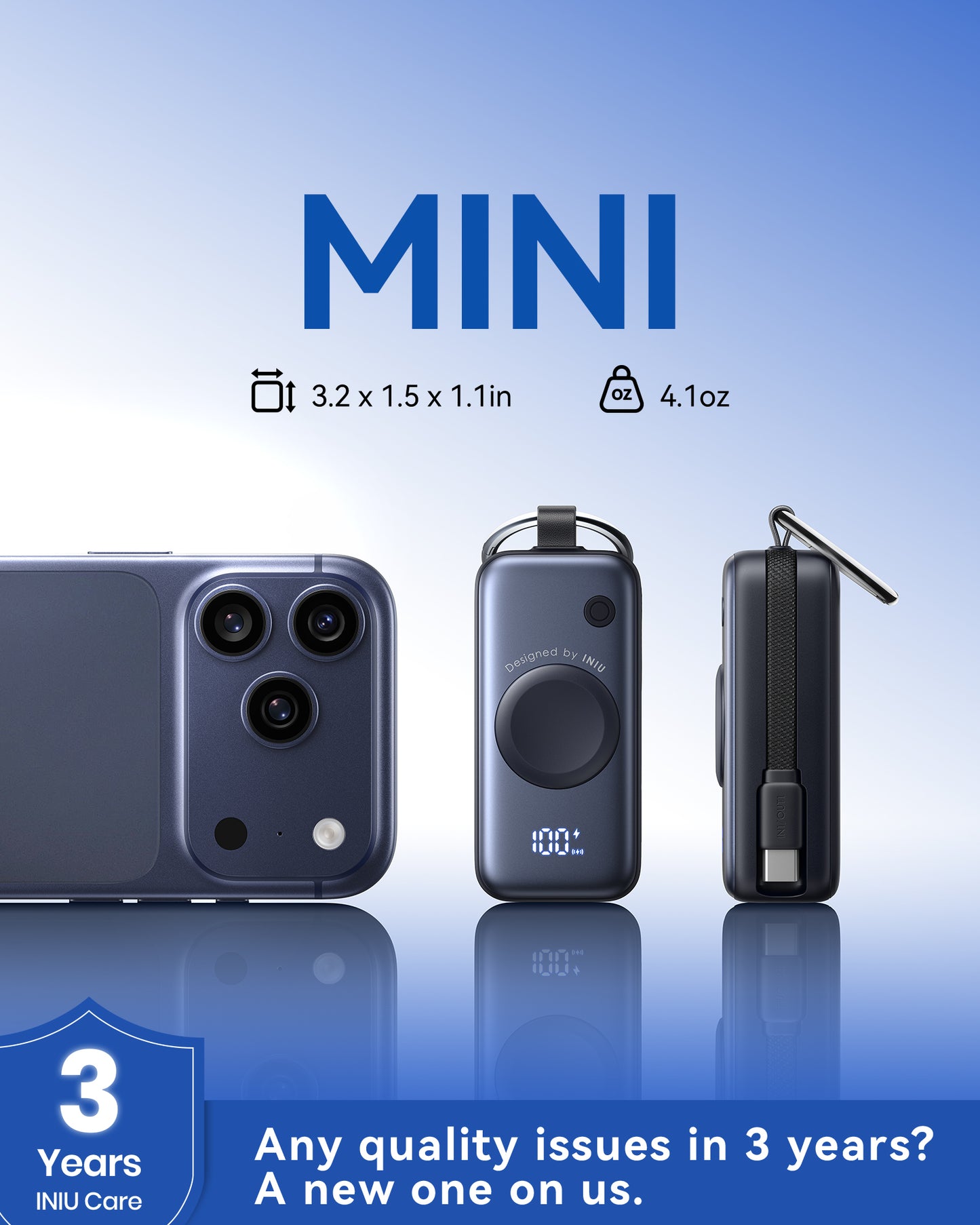 INIU Powerbank SnapGo P81-E1 do iWatcha 5W 5000mAh