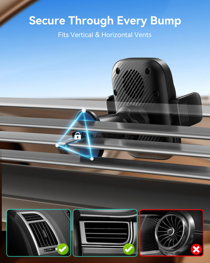 INIU SnapGo V11-E1 Qi2 15W Magnetic Wireless Car Charger