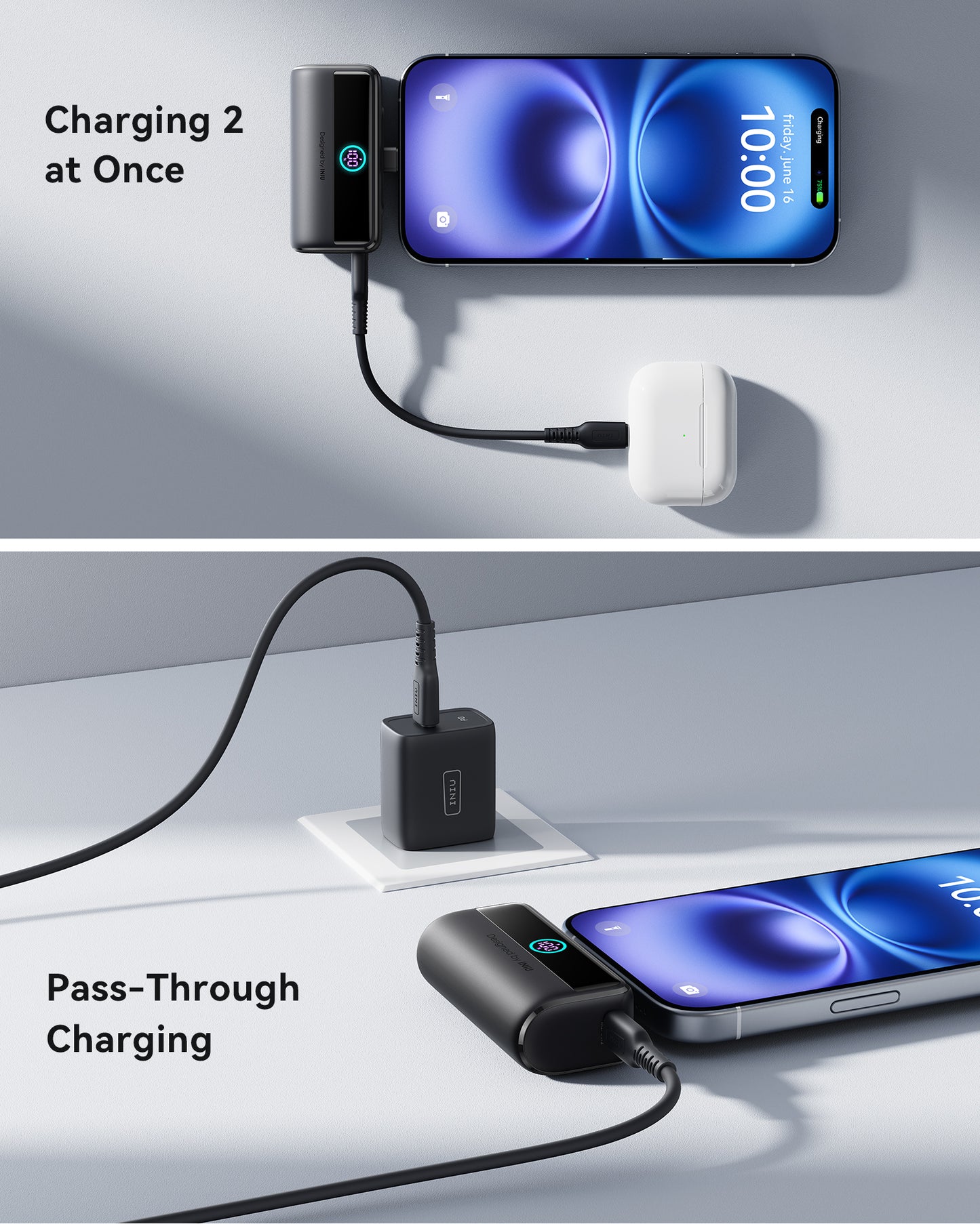 INIU P45-E1 Power Bank Black
