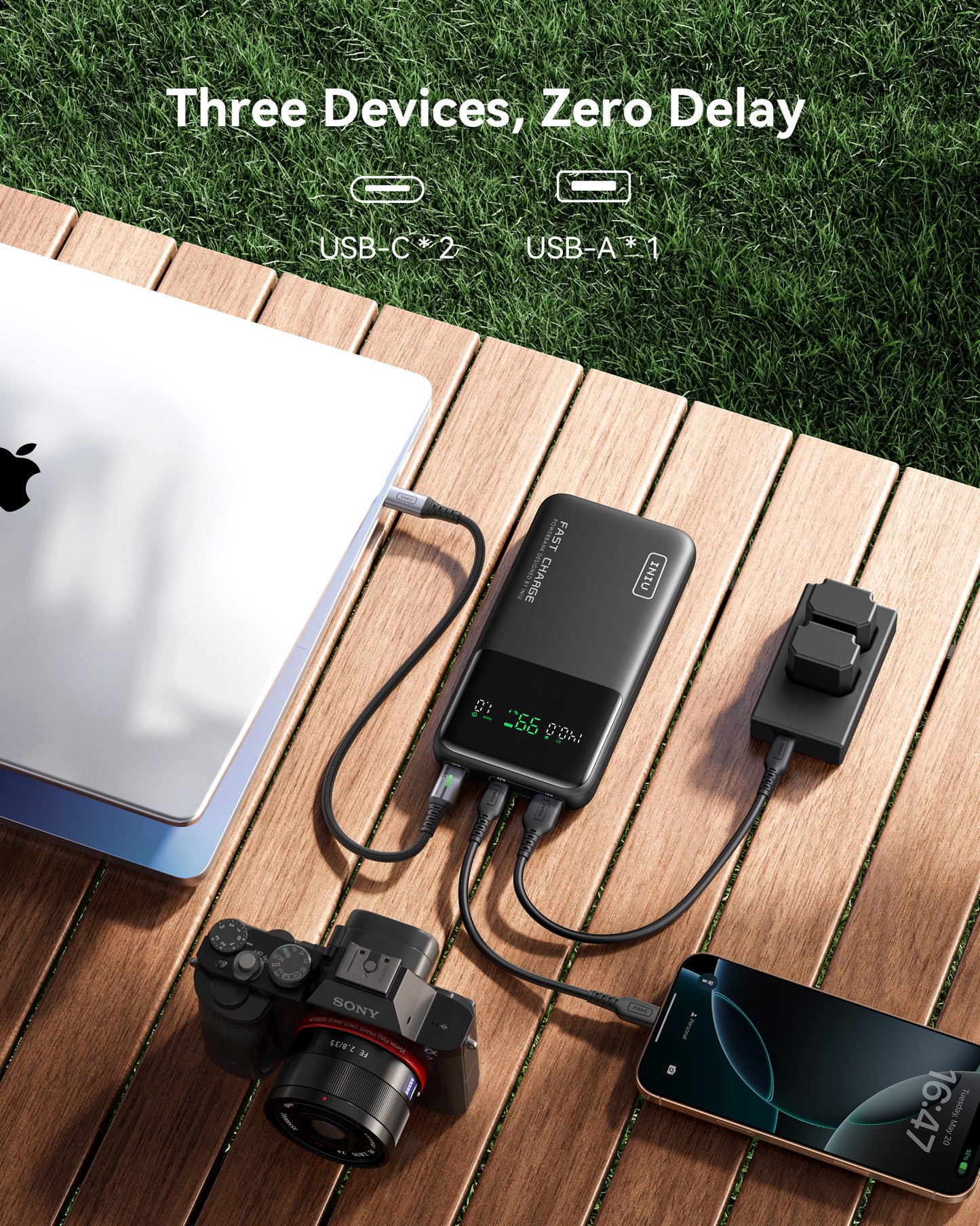 INIU Cougar P64-E1 Power Bank Fastest 140W 25,000mAh