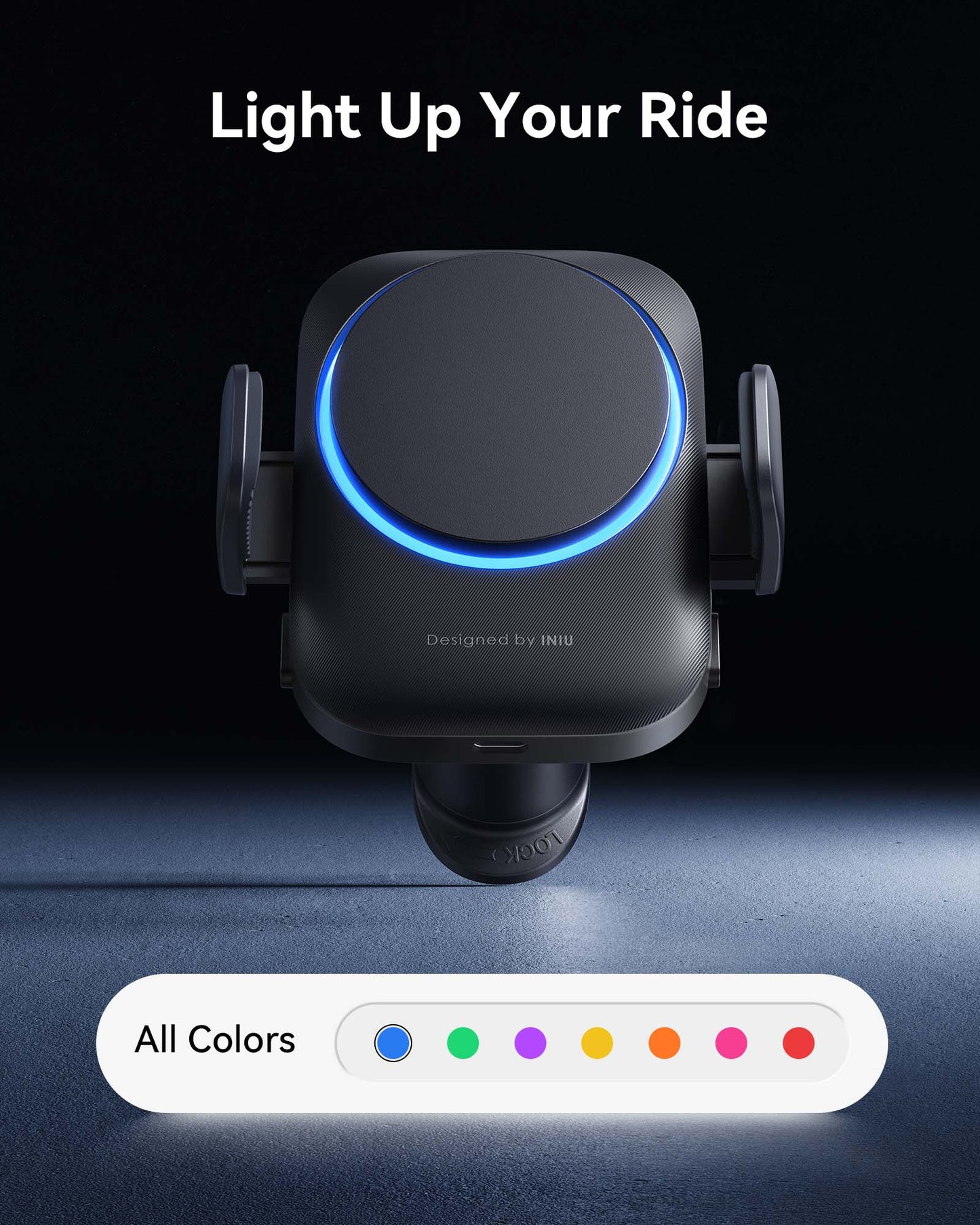 INIU SnapGo V11-E1 Qi2 15W Magnetic Wireless Car Charger