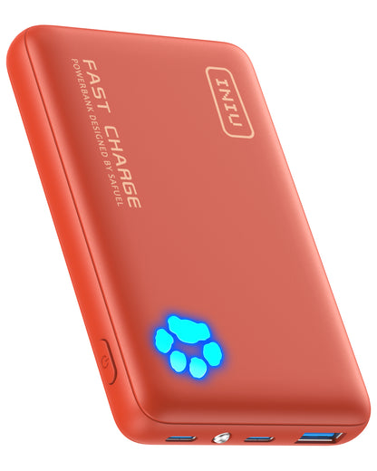 INIU Pawsible P41 Power Bank, Fast Charge, 22.5W, 10000mAh