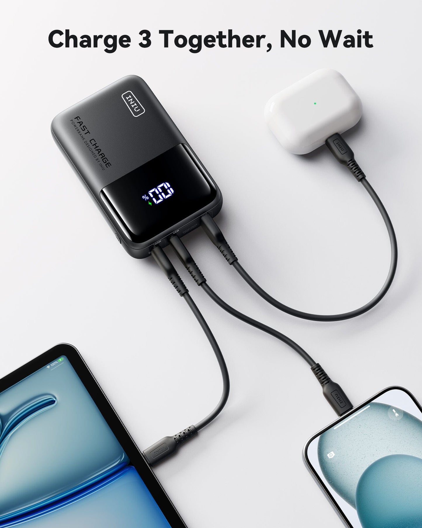 INIU P63-E1 Power Bank White