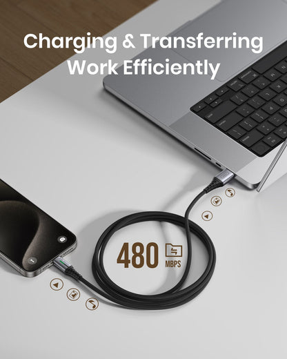 Black Friday deals: INIU 3-pack USB-C cable charges smartphone from laptop with 480MBPS data transfer. Gifts for tech guys.