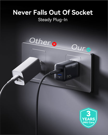 [New] INIU A12-E1 Dual Port Charger 30W