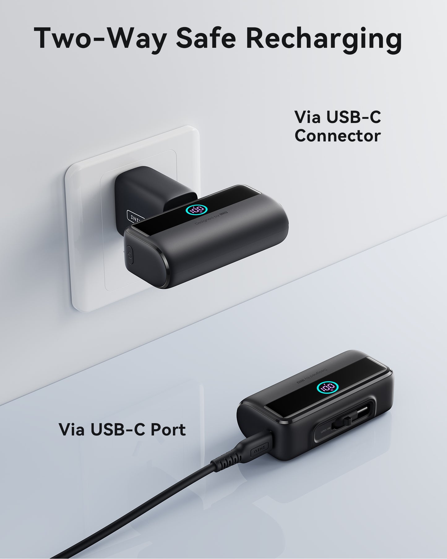 INIU P45-E1 Power Bank Black
