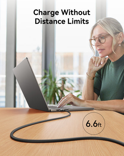 INIU Kabel USB C do C D7CC 240 W (6,6 stopy, 2 sztuki)