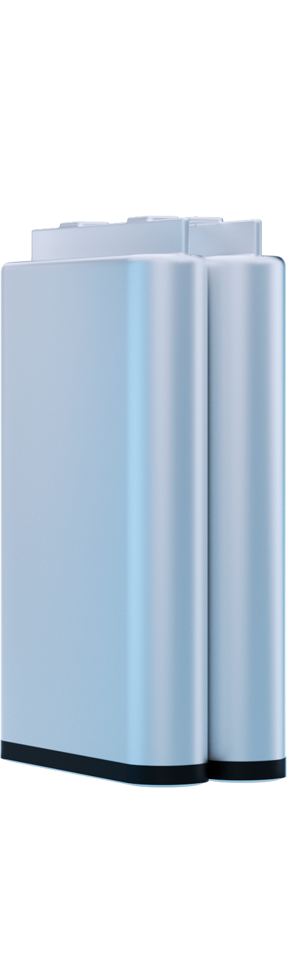 Industry-first Temp°Guard<br><b>multi-tab battery cell</b>