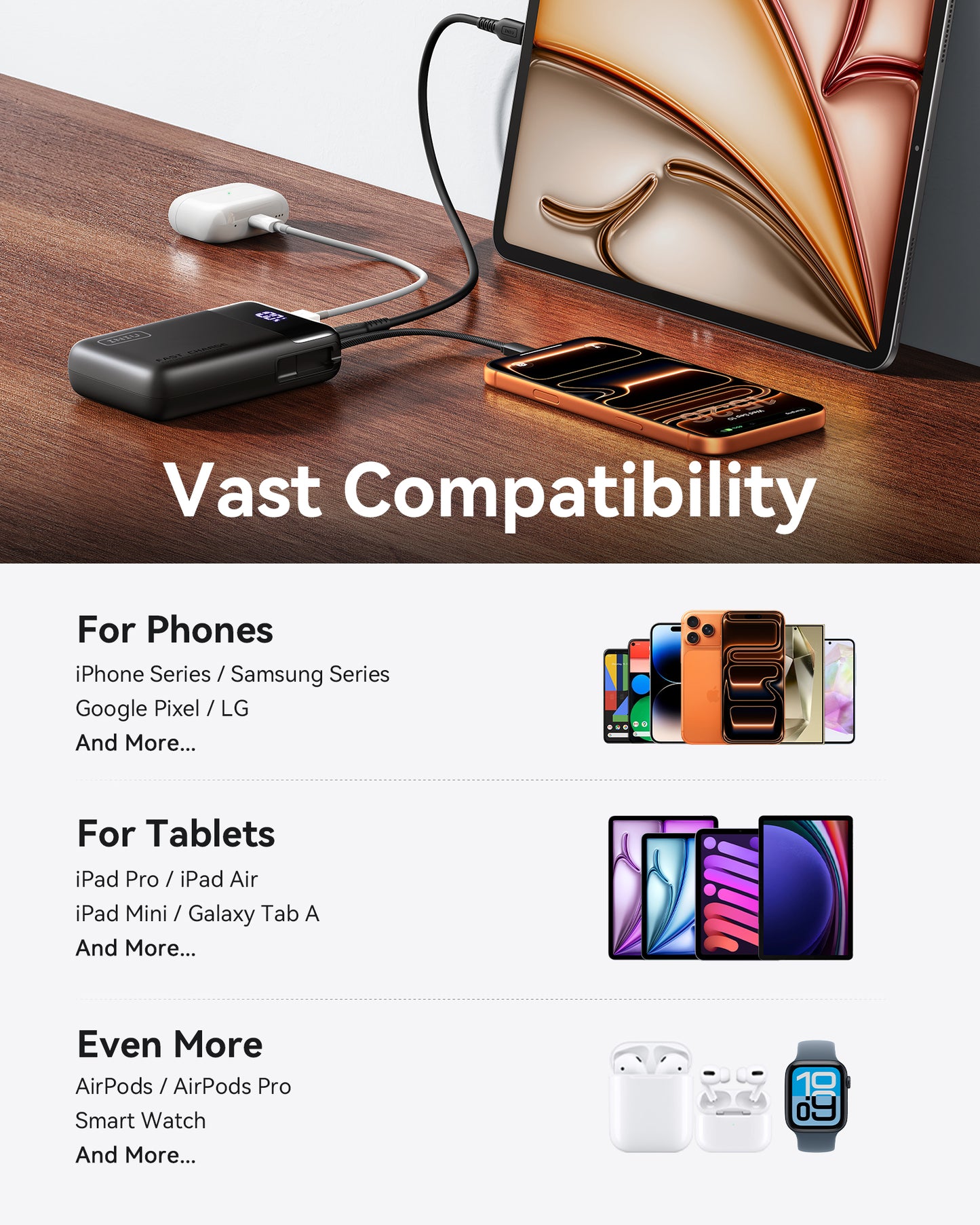 INIU Noś P51L-E2 Power Bank 45W 20000mAh