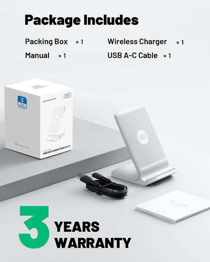 INIU I211-White 15W Qi-Certified Wireless Charger