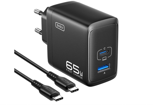 INIU I625 65W 2-Port USB-C +USB-A Charger