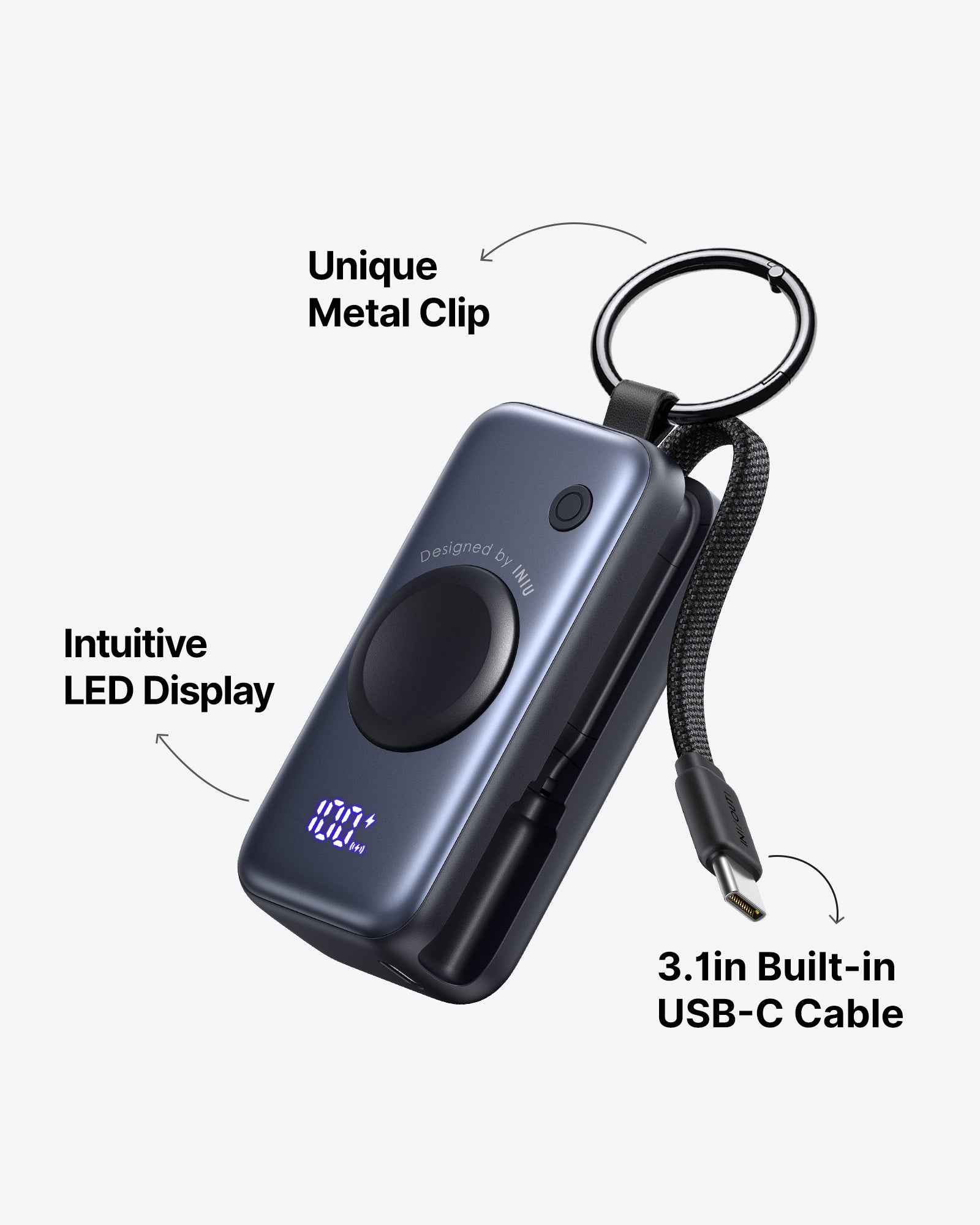 INIU SnapGo P81 Power Bank for iWatch 5W 5,000mAh
