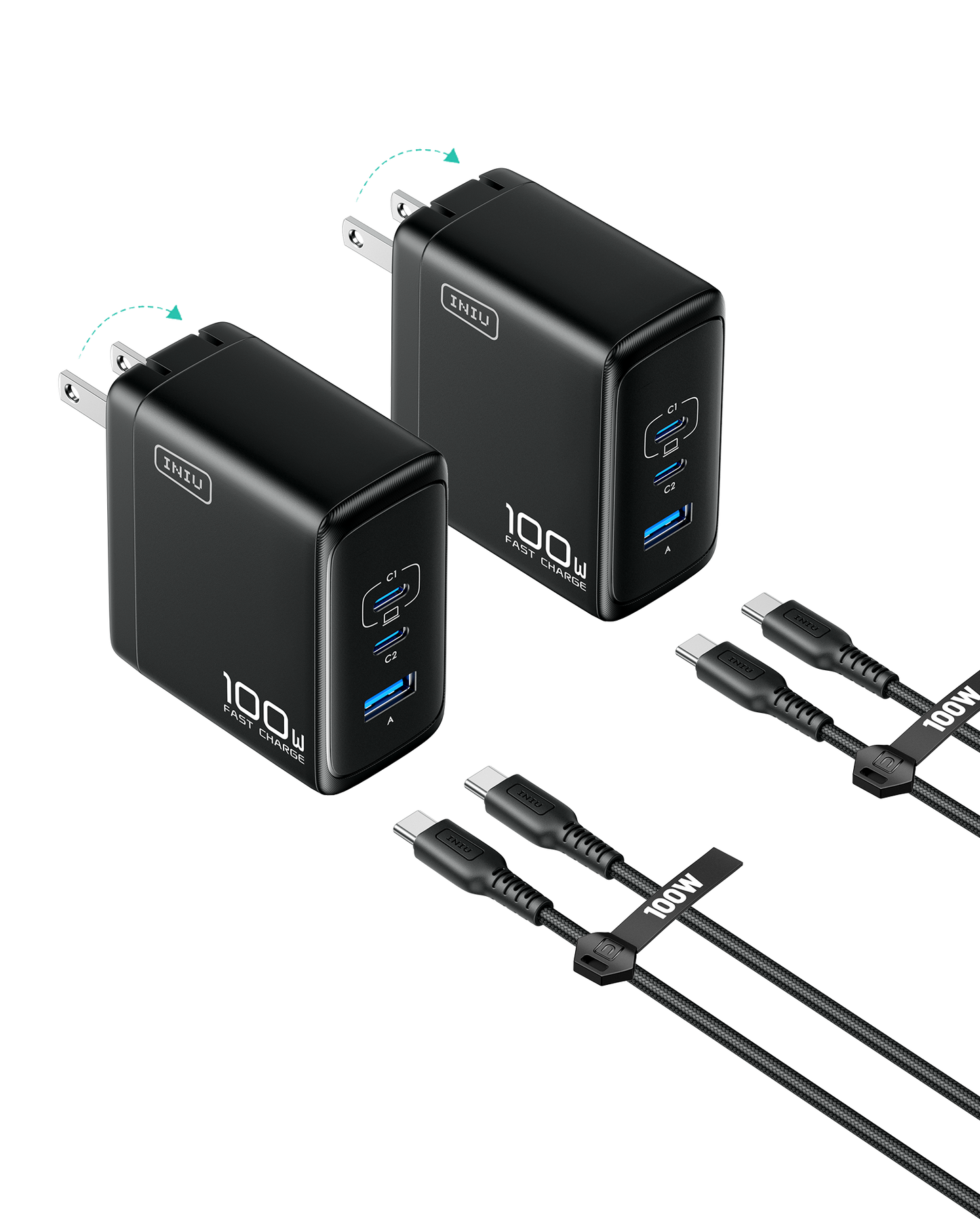 INIU Ładowarka GaN A11-E1 100 W