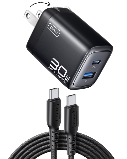 INIU Ładowarka dwuportowa A12-E1 30 W