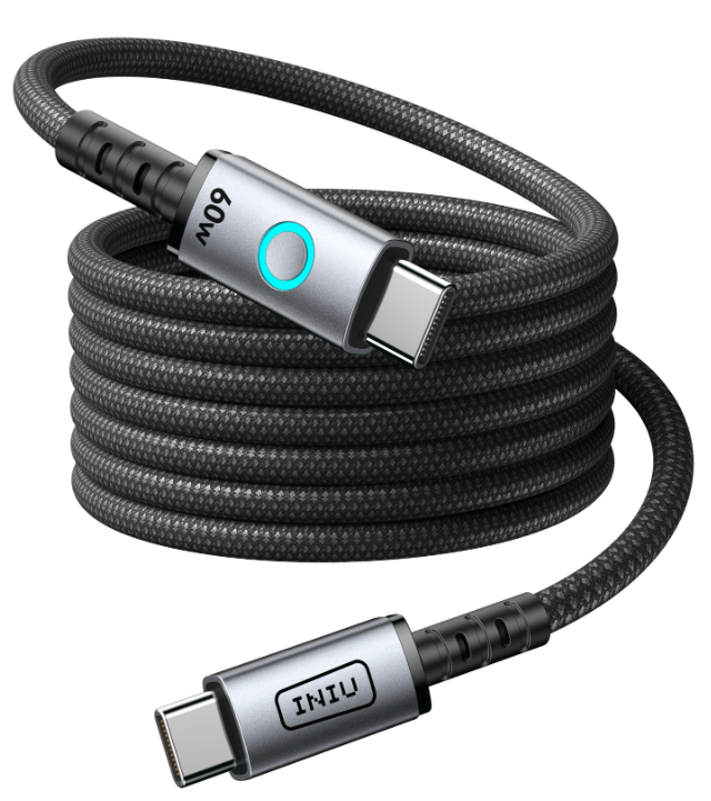 INIU C13 60W USB C to USB C cable