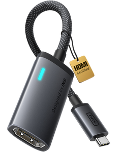 INIU C60 USB-C to HDMI Adapter 4K 60Hz for iPhone & MacBook