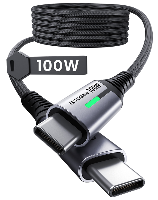 INIU D5CC 100W USB C to C Cable (6.6ft, 1-Pack)