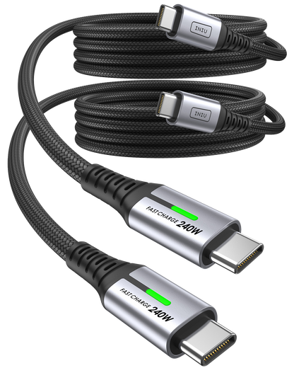 INIU D7CC USB C to C Cable 240W (2m, 2-Pack)