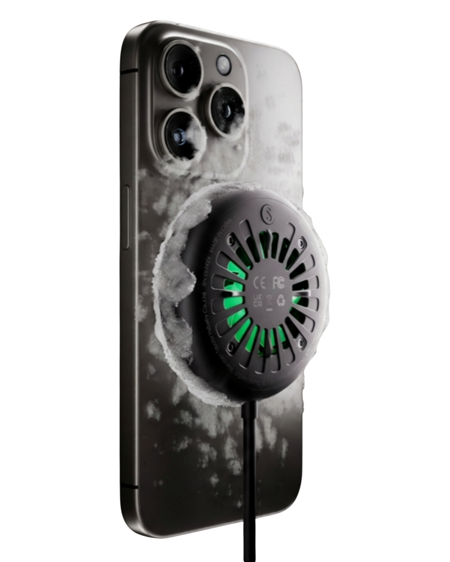 INIU Ładowarka Magsafe WI213, szybkie ładowanie 15 W z wentylatorem chłodzącym