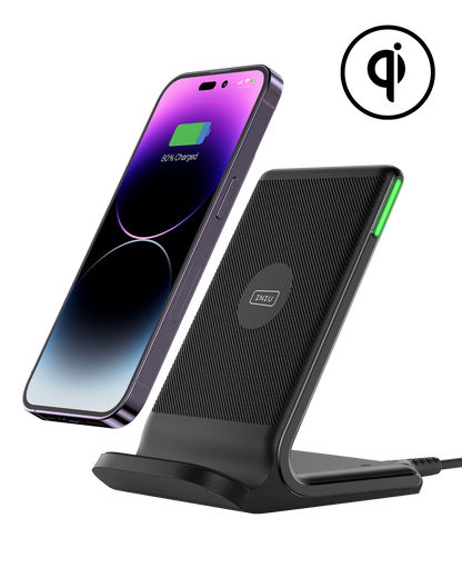 INIU I211 15W Qi-Certified Wireless Charger with Sleep-Friendly Adaptive Light