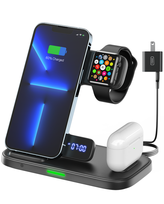 INIU I220 Qi-Certified 3 In 1 Fast Wireless Charger