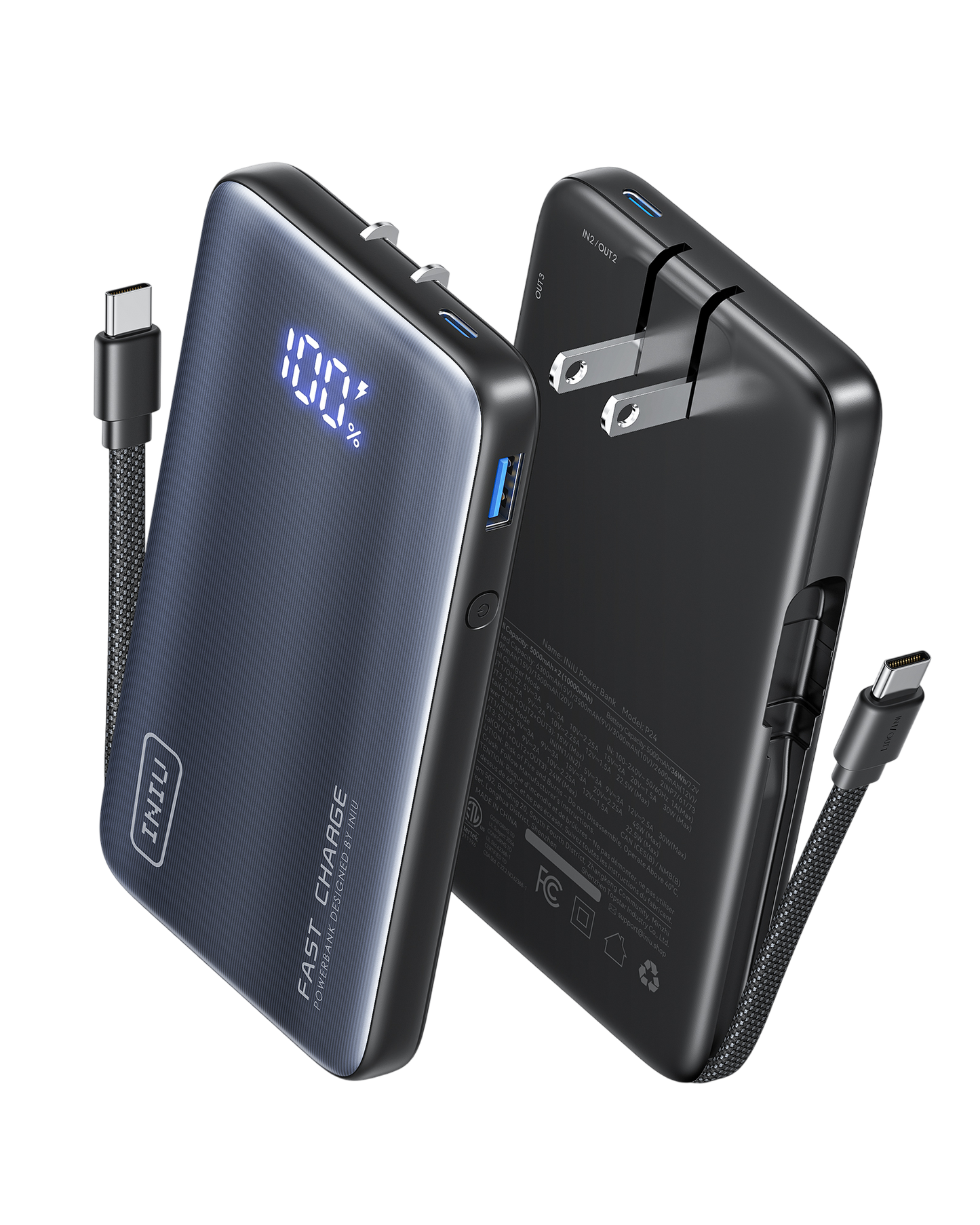 INIU Multi P24 Power Bank 45W 10000mAh