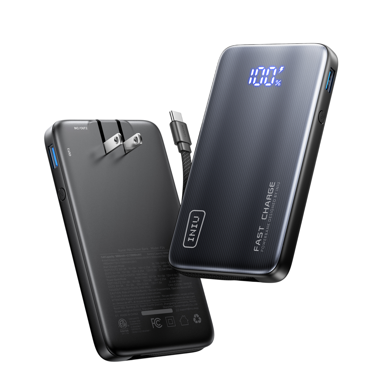 INIU Powerbank Multi P24-E1 45W 10000mAh